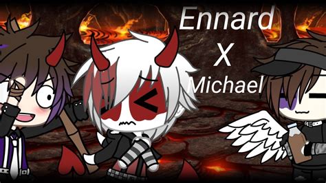 ennard x michael|michael and ennard gacha life.